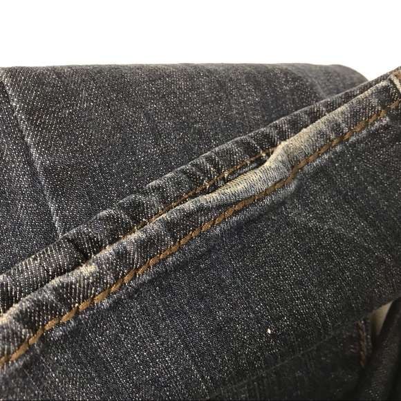 Kut From The Kloth Woman's Blue Jeans Size 2 Back Flap Pockets Embroidered - Picture 6 of 6